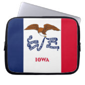 Iowa State Flag Laptop Sleeve (Vorderseite)