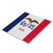 Iowa State Flag Tile Fliese (Seite)