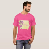 Iowa State Flower Wild Roses Oversized T-Shirt (Vorne ganz)