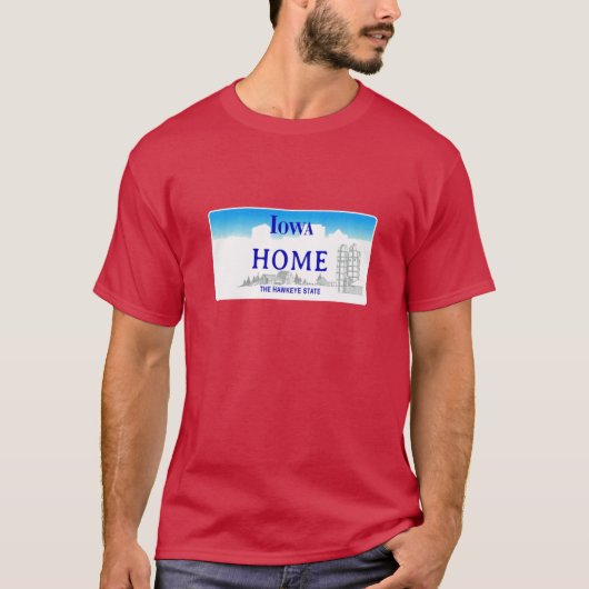 Iowa State Kennzeichen T-Shirt (Vorderseite)
