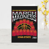 Iowa State March Madness 2025 Men's Sketll Nil Karte (Gelbe Blume)