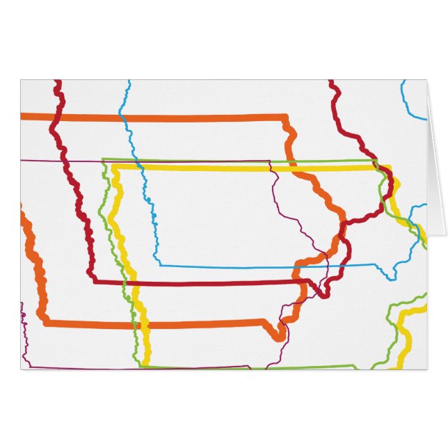 Iowa Stolz Unschärfe (Vorderseite (Horizontal))