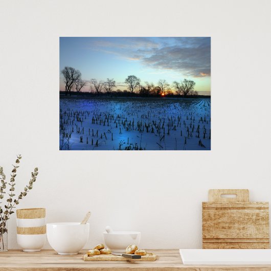 Iowa Sunrise Poster (Küche)