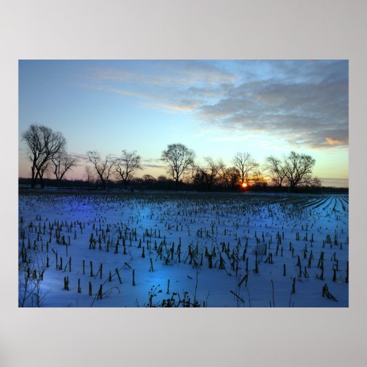 Iowa Sunrise Poster (Vorne)