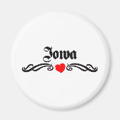 Iowa Tattoo Magnet (Vorne)