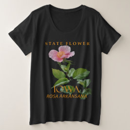 Iowa Territory Blume Rosa Arkansana Große Größe T-Shirt