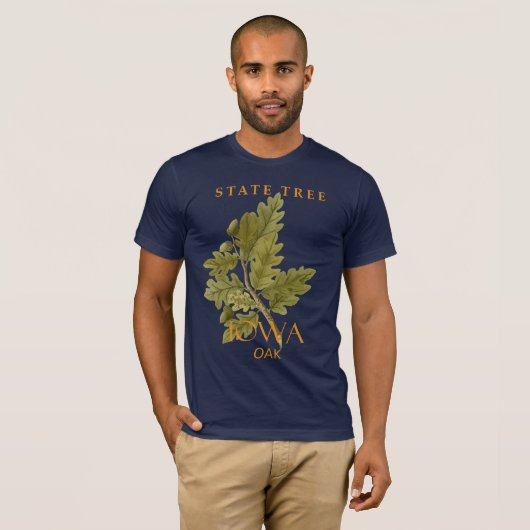Iowa Territory Oak Tree T-Shirt (Vorne ganz)