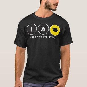 Iowa the Hawkeye Staat Graphic Tank Top