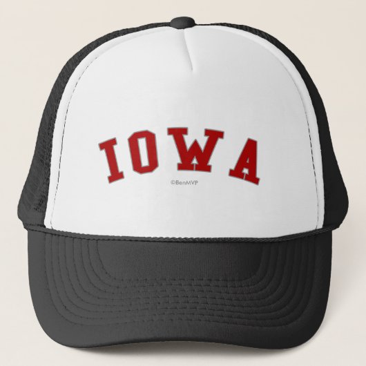 Iowa Truckerkappe (Vorderseite)