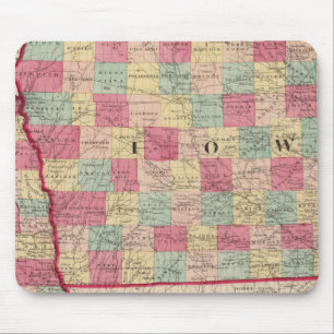 Iowa und Nebraska 2 Mousepad