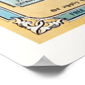 Iowa und Nebraska Landwerbung 1872 Poster (Ecke)