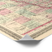 Iowa und Nebraska Poster (Ecke)