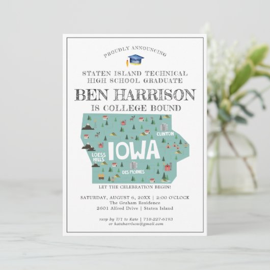 Iowa | Uni Bound Graduation Party (Stehend Vorderseite)