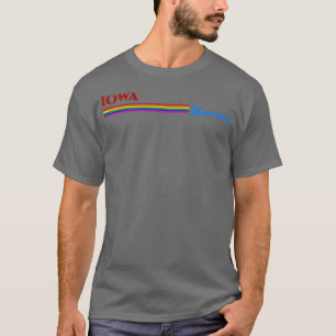 Iowa Unicorn Geschenk TShirt