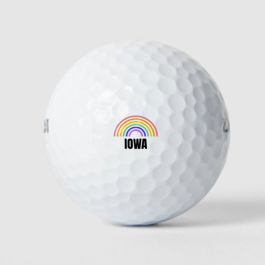 Iowa - Universität Iowa - Iowa Hawkeye Golfball (Vorderseite)