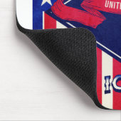 Iowa USA Flag Mousepad (Ecke)