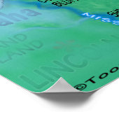 Iowa USA Poster (Ecke)