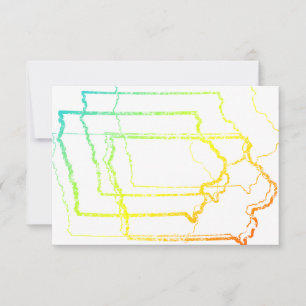 Iowa verblassen Unschärfe Einladung