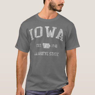 Iowa Vintage Sports Design Geschenk T-Shirt