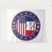 Iowa Wandteppich (Vorderseite (Horizontal))