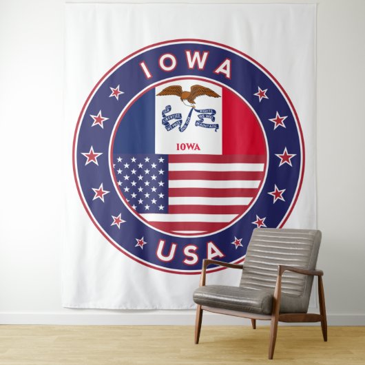 Iowa Wandteppich (Beispiel)