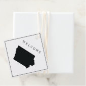 Iowa Welcome Bag Geschenk Tag für Hochzeitswoche Geschenkanhänger (Beispiel)