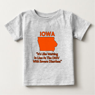 Iowa - Wie Gewartet in Linie an der DMV... Baby T-shirt