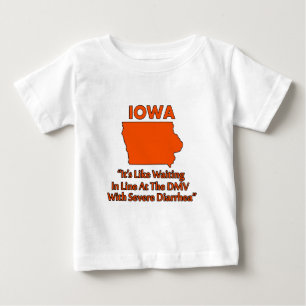 Iowa - Wie im Warteraum beim Kraftfahrt-Bundesamt. Baby T-shirt