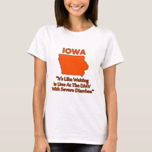 Iowa - Wie im Warteraum beim Kraftfahrt-Bundesamt. T-Shirt