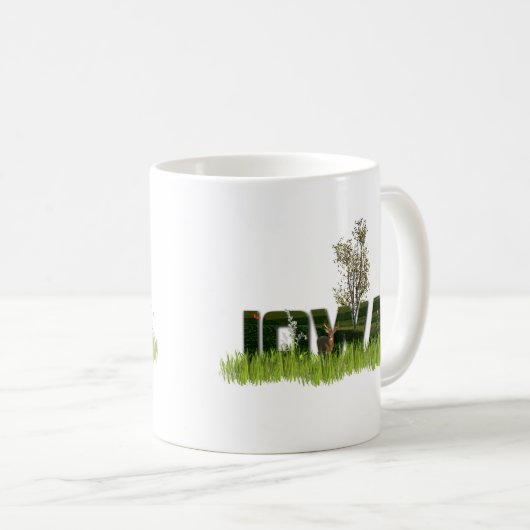 Iowa-wild lebende Tiere Kaffeetasse (VorderseiteRechts)