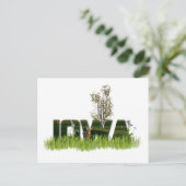 Iowa Wildlife Postkarte (Stehend Vorderseite)