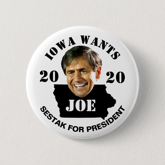Iowa will Präsidenten Joe-Sestak im Jahre 2020 Button (Vorderseite)
