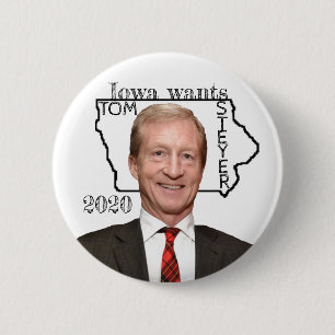 Iowa will Tom Steyer 2020 Button