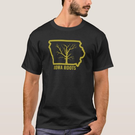 Iowa-Wurzeln T-Shirt (Vorderseite)