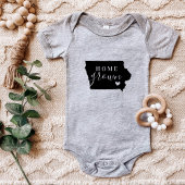 Iowa Zuhause Grown Staat T-Shirt Baby Strampler