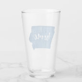 Iowa Zuhause Holzmaserung Glas (Rückseite)