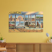 IowaGroße BuchstabenszenenIowa Leinwanddruck (Insitu (Wohnzimmer))