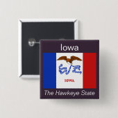 Iowan Flag Button (Vorne & Hinten)