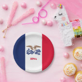 Iowan Flag, Flag of Iowa Pappteller (Party)