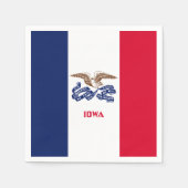Iowan Flag, Flag of Iowa Serviette (Vorderseite)