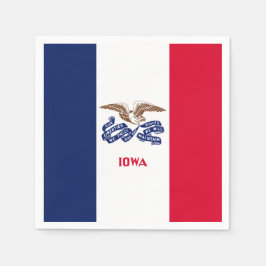 Iowan Flag, Flag of Iowa Serviette
