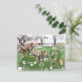 Iowan Girl Post-card Postkarte (Stehend Vorderseite)