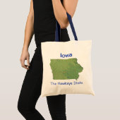 Iowan Map Bag Tragetasche (Vorderseite (Produkt))