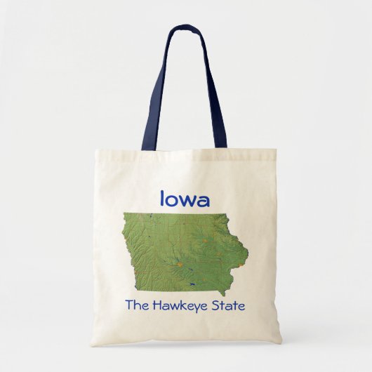 Iowan Map Bag Tragetasche (Vorne)