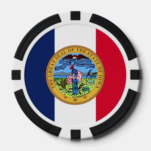 Iowan Seal, Iowa Pokerchips (Vorderseite)