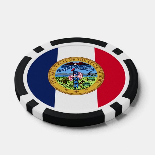 Iowan Seal, Iowa Pokerchips (Einzeln)