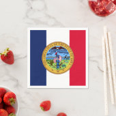 Iowan Seal, Iowa Serviette (Beispiel)