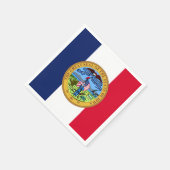 Iowan Seal, Iowa Serviette (Ecke)