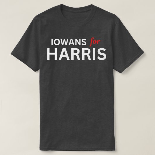 Iowans for Kamala Walz TShirt (Design vorne)
