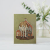 Iowas Produkt von Grant Wood Postkarte (Stehend Vorderseite)